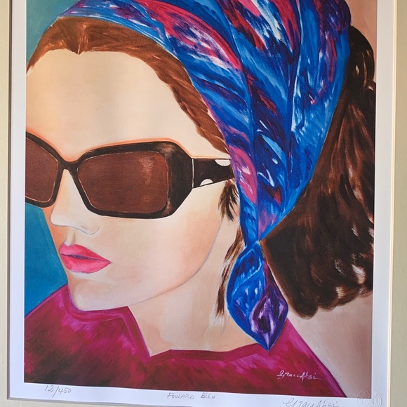 SALE🔥"GRACE ABSI" ORIGINAL LITHOGRAPH L.ED 16x20 matted w COA SIGNED